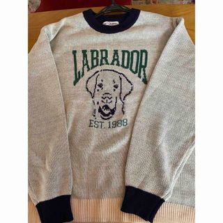 ラブラドールリトリーバー(Labrador Retriever)のラブラドールレトリバーのセーター。オーバーサイズ(ニット/セーター)