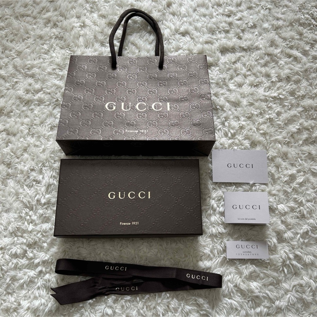 Gucci(グッチ)のGUCCI♡長財布空箱・紙袋セット レディースのバッグ(ショップ袋)の商品写真