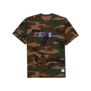 シュプリーム(Supreme)の値下げ　supreme カレッジロゴ　迷彩　XL 正規品(Tシャツ/カットソー(半袖/袖なし))