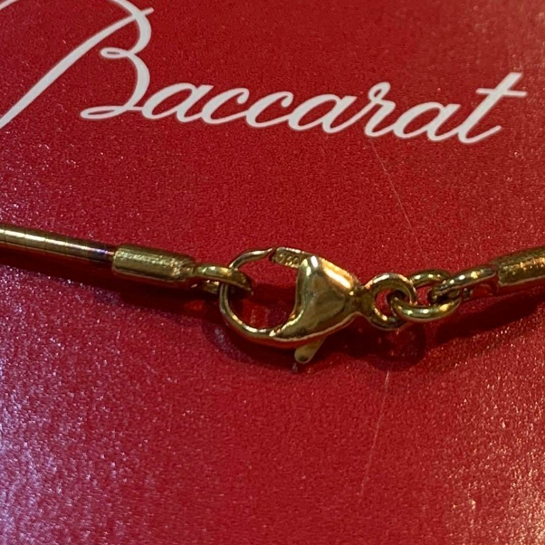 Baccarat(バカラ)の☆希少☆Baccarat バカラ K18 フラワーモチーフ ネックレス 750 レディースのアクセサリー(ネックレス)の商品写真