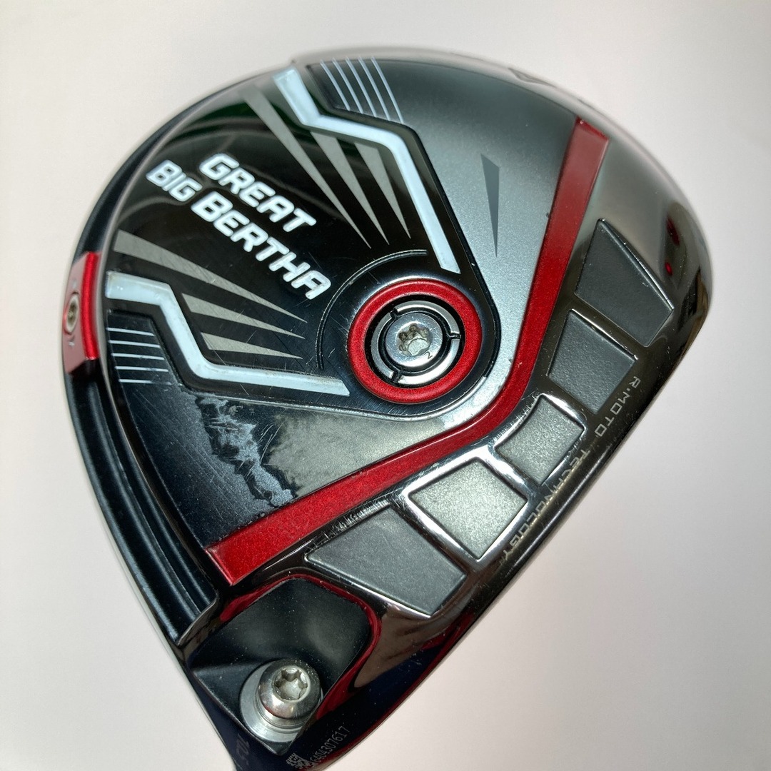 クラウン擦れ傷有状態◎◎Callaway キャロウェイ GREAT BIG BERTHA ビッグバーサ 1W 10.5° ドライバー SR カバー付