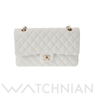 シャネル(CHANEL)の未使用 シャネル CHANEL A01112 ランダム品番 レディース ショルダーバッグ マトラッセ ホワイト /ゴールド金具 グレインドカーフスキン(ショルダーバッグ)