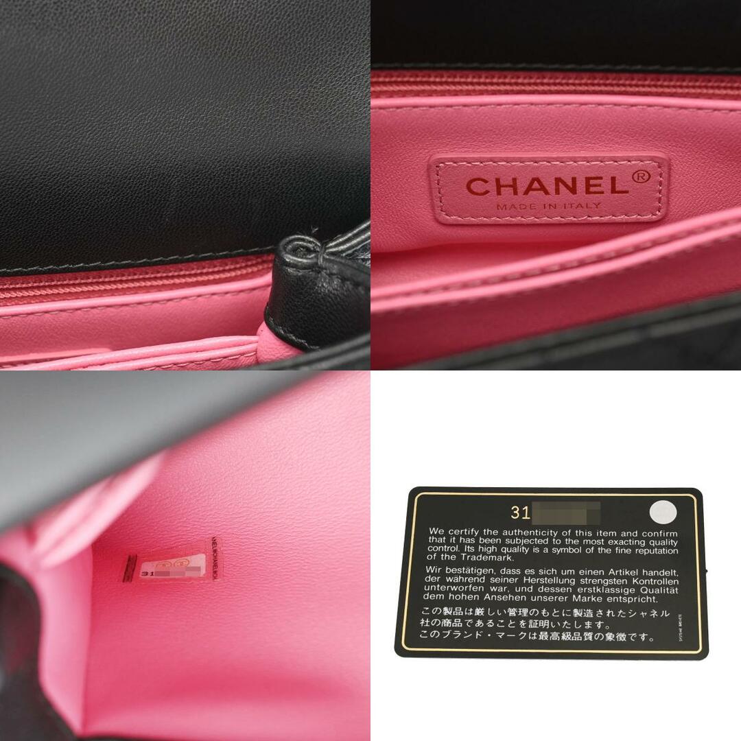 CHANEL(シャネル)のシャネル マトラッセ トップハンドル XXS 2WAY ハンドバッグ 黒/ レディースのバッグ(ハンドバッグ)の商品写真