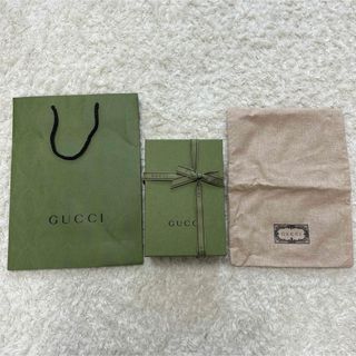 グッチ(Gucci)のGUCCI♡ポーチ空箱・紙袋セット(ショップ袋)