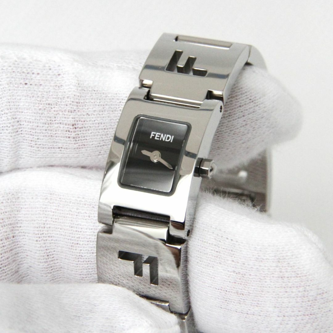 全面クリーニングフェンディ FENDI 女性用 腕時計 電池新品 s1586