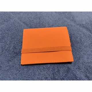 ムジルシリョウヒン(MUJI (無印良品))の無印良品　トラベル用ウォレット　オレンジ(折り財布)