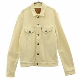 リーバイス(Levi's)のリーバイス スウェット ジャケット S ホワイト LEVI'S メンズ 古着 【240103】(その他)