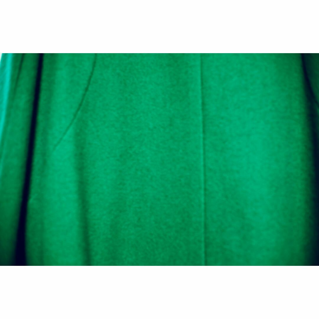 peu pres(プープレ)のプープレ/peu pres/ウール100コート/リボン/グリーン/緑 レディースのジャケット/アウター(ロングコート)の商品写真
