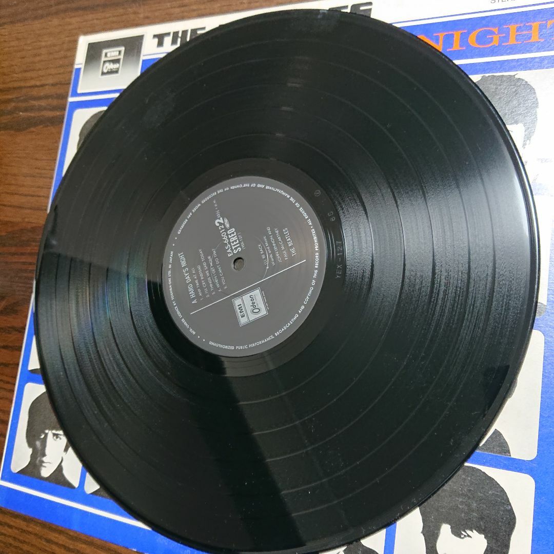 THE BEATLES / A HARD DAYS NIGHT :Record エンタメ/ホビーのCD(ポップス/ロック(洋楽))の商品写真
