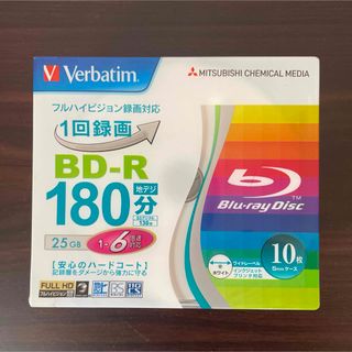 10枚_6倍速 25GB バーベイタム 1回録画用 ブルーレイディスク(その他)