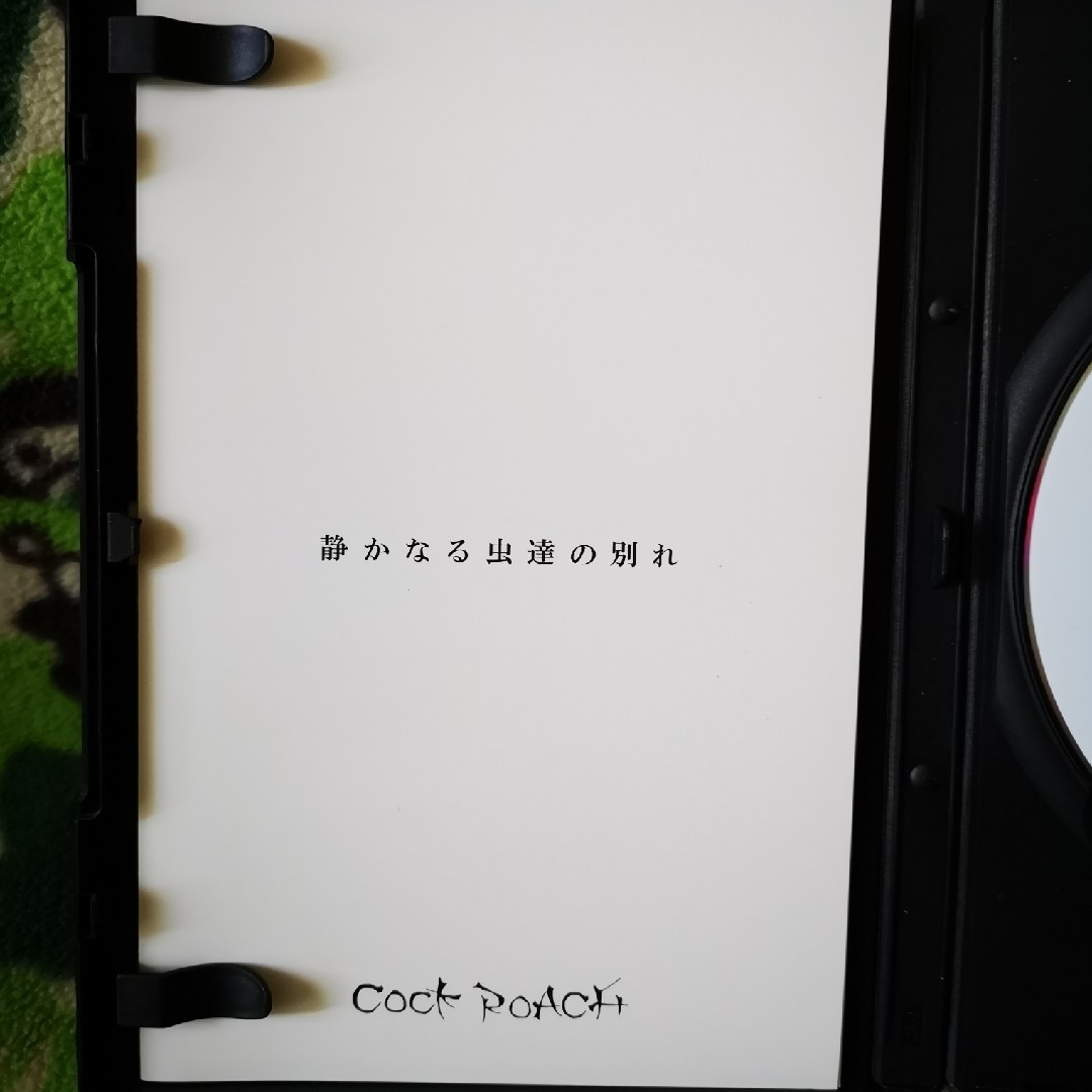 COCKROACH/静かなる虫達の別れ エンタメ/ホビーのDVD/ブルーレイ(ミュージック)の商品写真