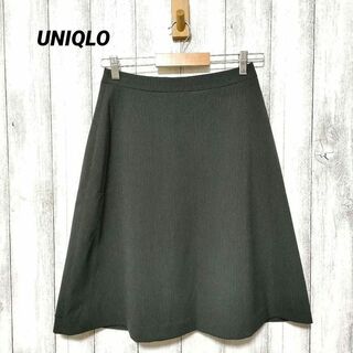 ユニクロ(UNIQLO)のUNIQLO ユニクロ　スカート　ストライプ(ひざ丈スカート)