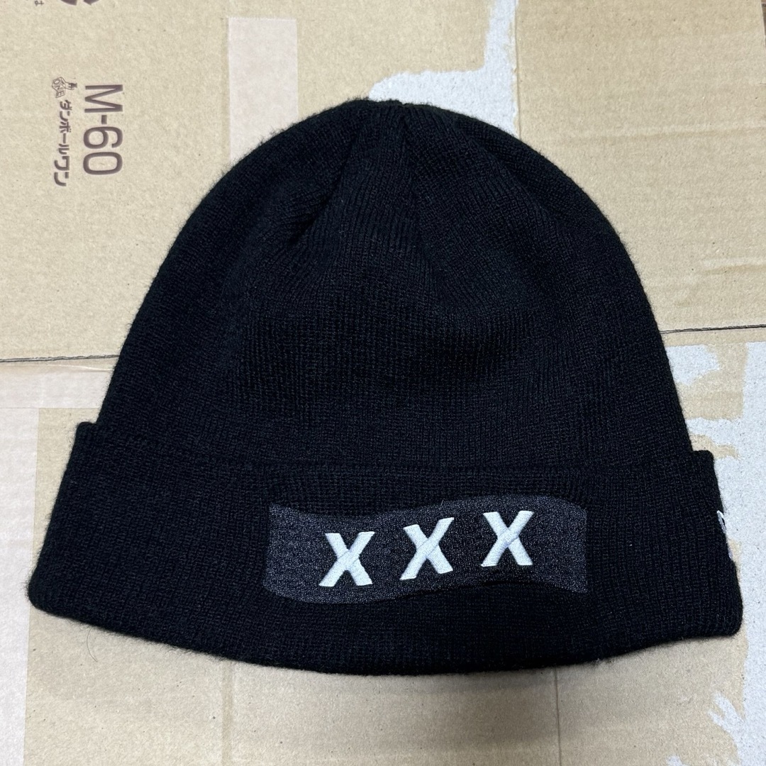 GOD SELECTION XXX(ゴッドセレクショントリプルエックス)のGod Selection XXX NEW ERA ニットCAP  メンズの帽子(ニット帽/ビーニー)の商品写真
