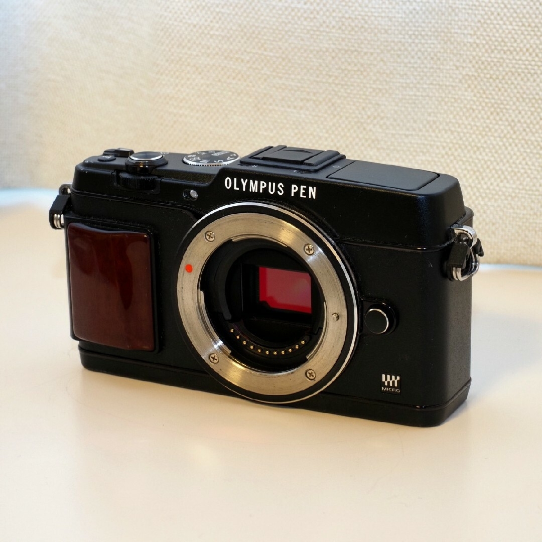 OLYMPUS(オリンパス)のOLYMPUS PEN EP-5 17mm F2.8 レンズ付き スマホ/家電/カメラのカメラ(ミラーレス一眼)の商品写真