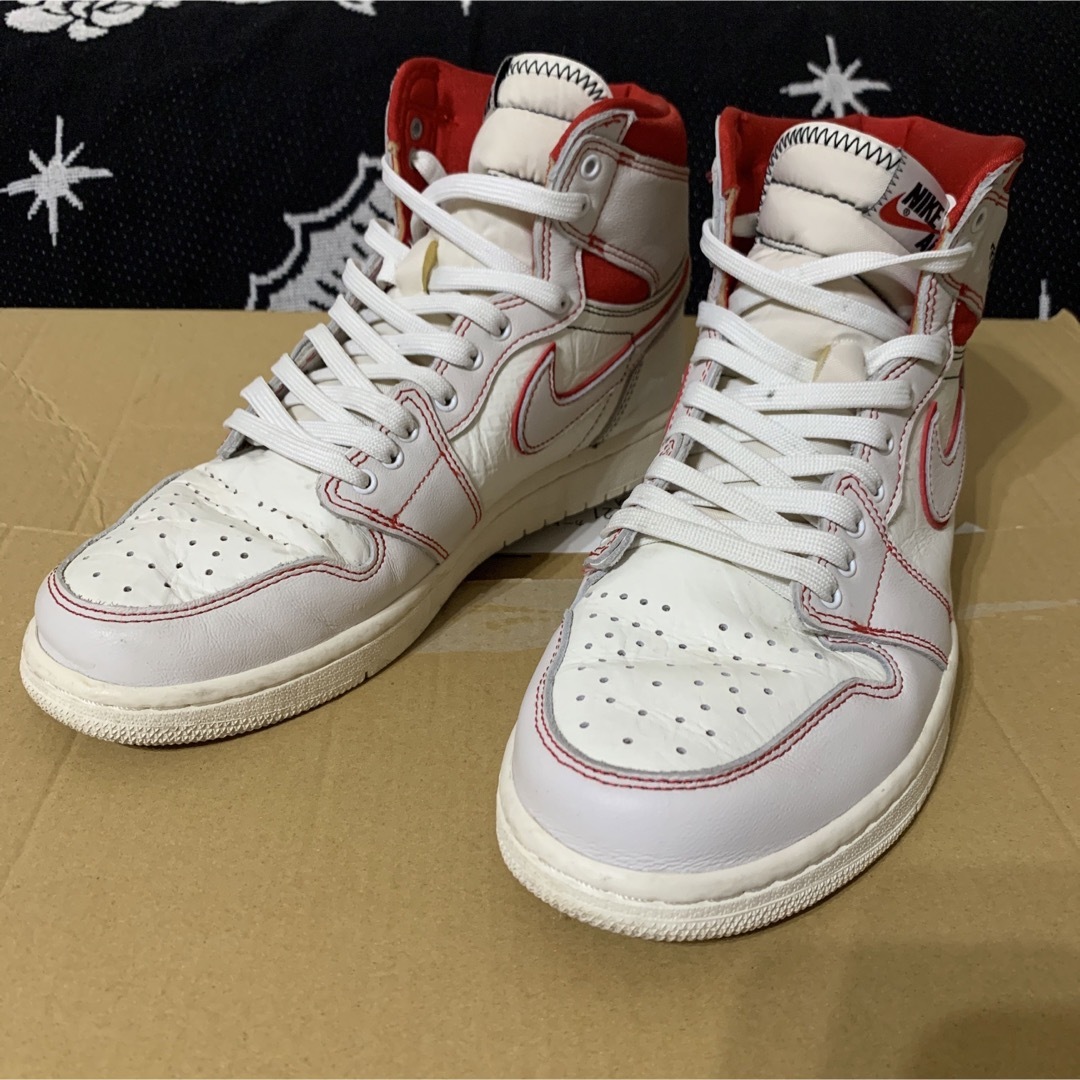 靴/シューズナイキ NIKE AIR JORDAN 1 RETRO HI OG 27センチ