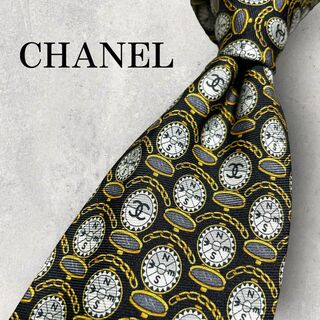 CHANEL - 【新品未使用】CHANEL ネクタイ ブルー タグ付き イタリア製