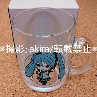 グッドスマイルカンパニー(GOOD SMILE COMPANY)のボカロ 初音ミク コミケ限定販売 マググラス コップ 食器 グッスマ 新品 レア(キャラクターグッズ)