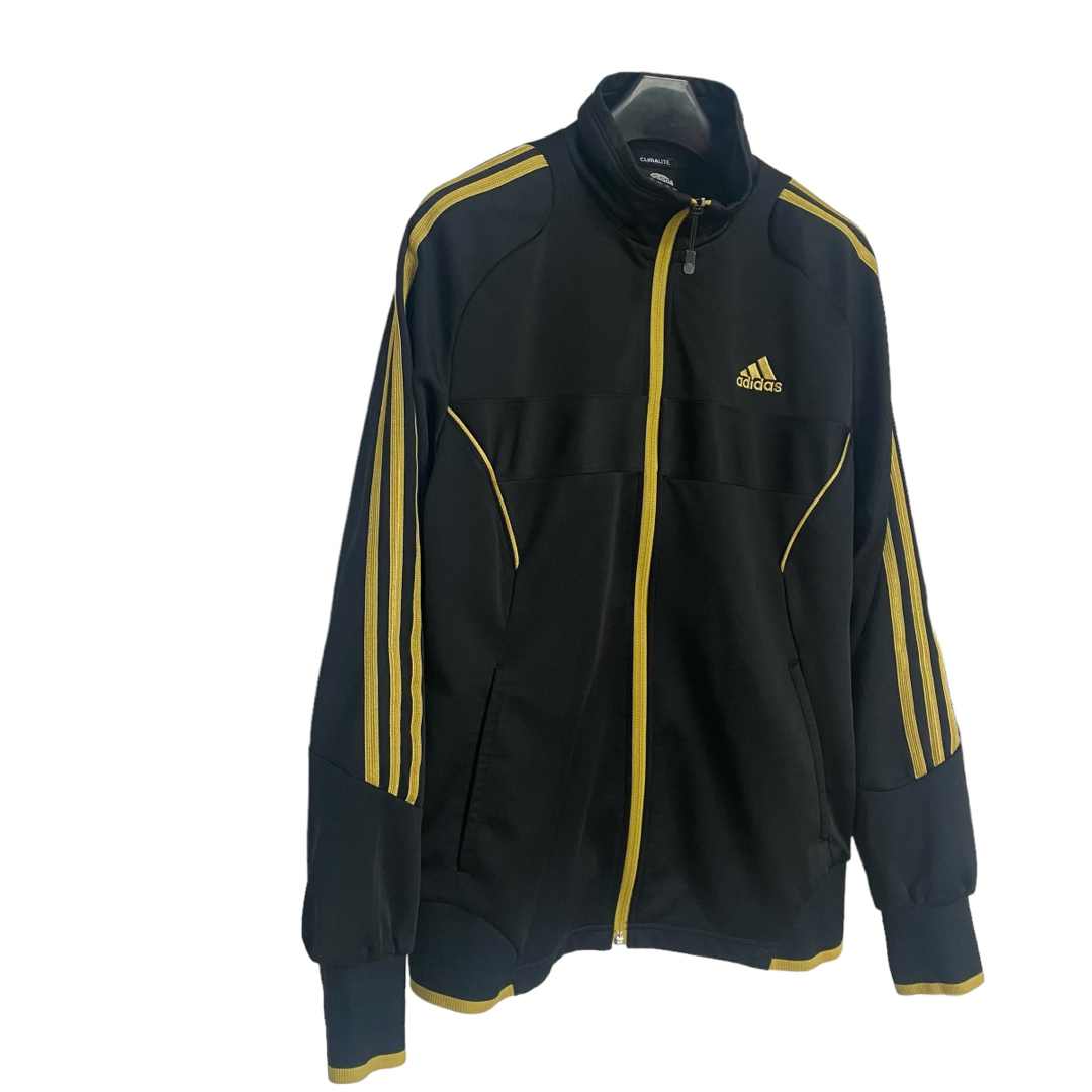 【高知インター店】 adidas - 黒金 メンズL トラックジャケット adidasアディダス アディダス