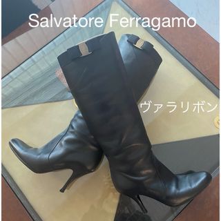 Salvatore Ferragamo - Salvatore Ferragamo フェラガモ レザーブーツ ...