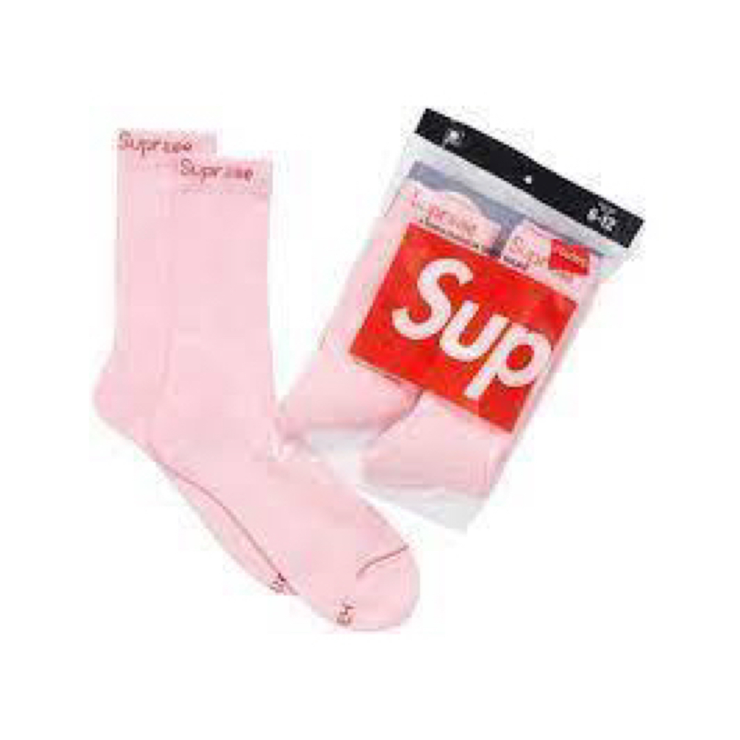 Supreme(シュプリーム)の未開封Supreme Hanes Crew Socks (4 Pack)4組 メンズのレッグウェア(ソックス)の商品写真