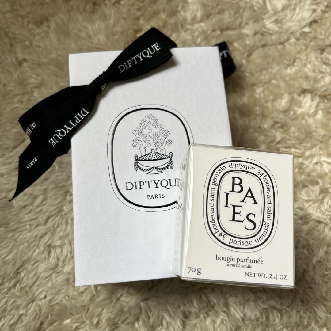 diptyque(ディプティック)のdiptyque ミニキャンドル　BAIES コスメ/美容のリラクゼーション(キャンドル)の商品写真