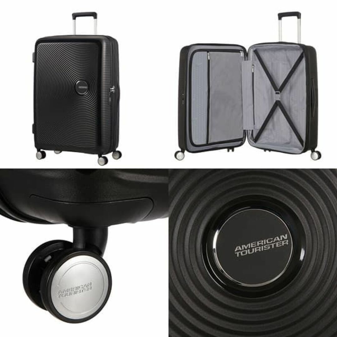 Samsonite(サムソナイト)の(KP0060)訳あり アメリカンツーリスター サウンドボックス77cmブラック レディースのバッグ(スーツケース/キャリーバッグ)の商品写真