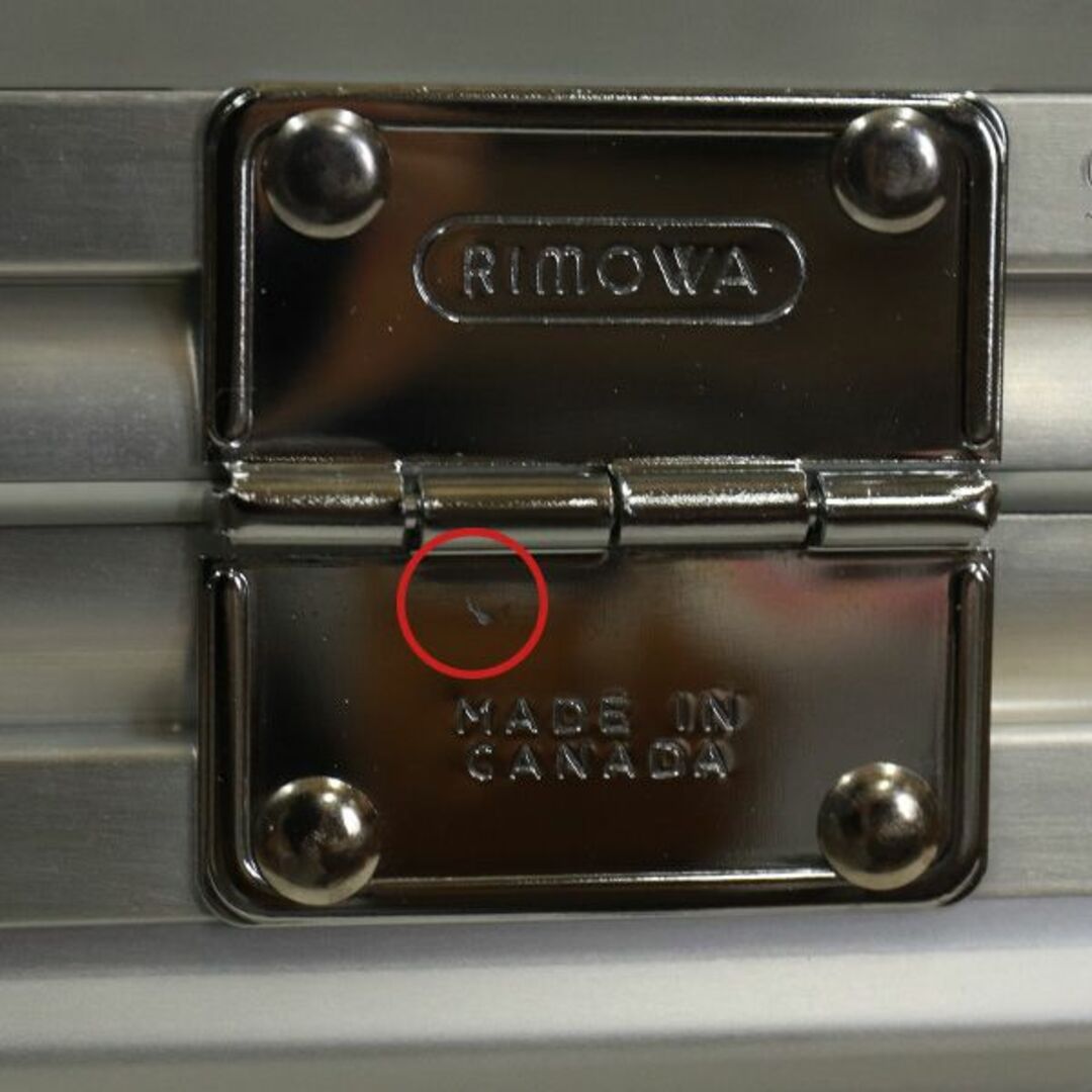 RIMOWA(リモワ)の(KP0052)訳あり リモワ トパーズ パイロット 34L シルバー レディースのバッグ(スーツケース/キャリーバッグ)の商品写真