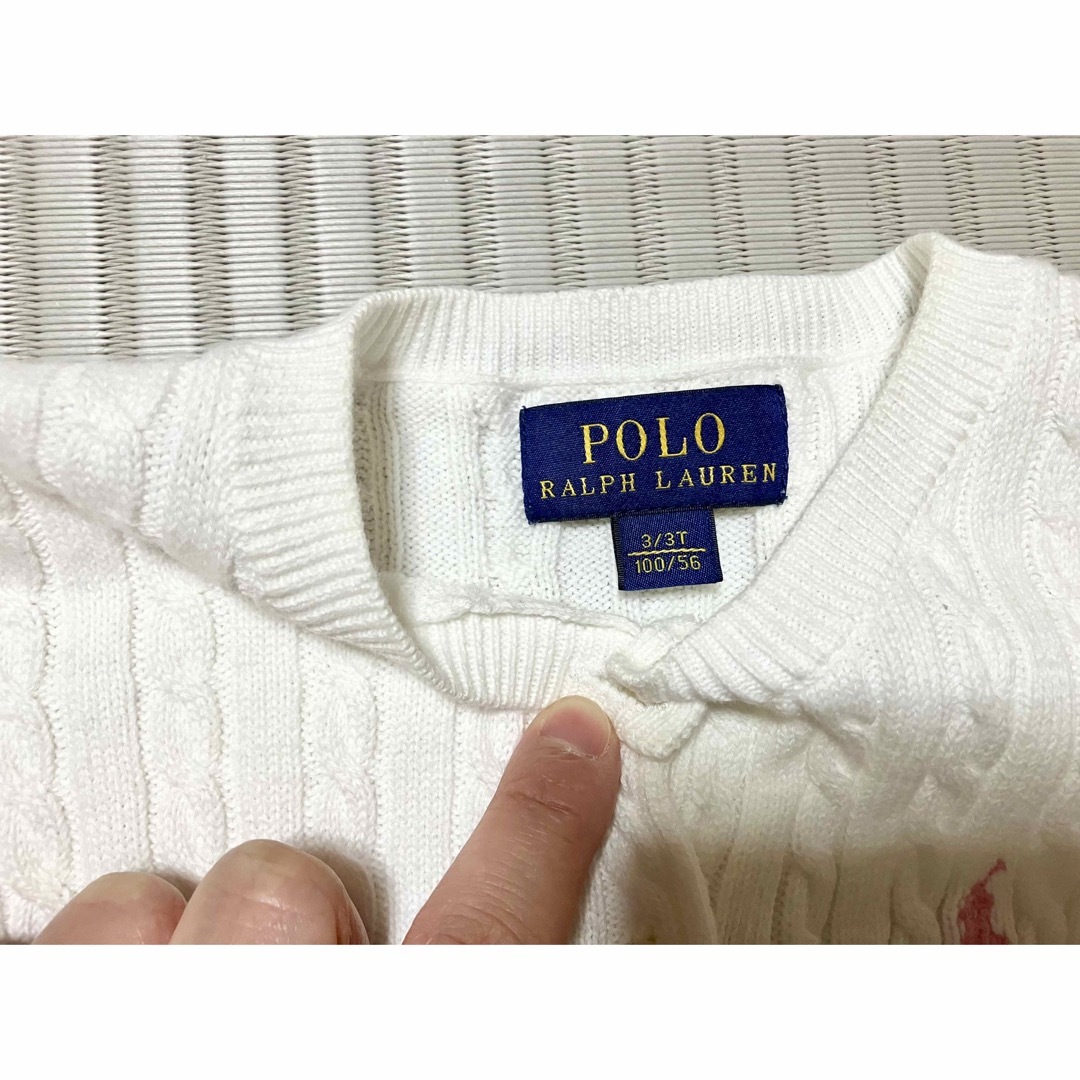 POLO RALPH LAUREN(ポロラルフローレン)のポロラルフローレン 3T 100サイズ カーディガン キッズ 100cm  キッズ/ベビー/マタニティのキッズ服女の子用(90cm~)(カーディガン)の商品写真