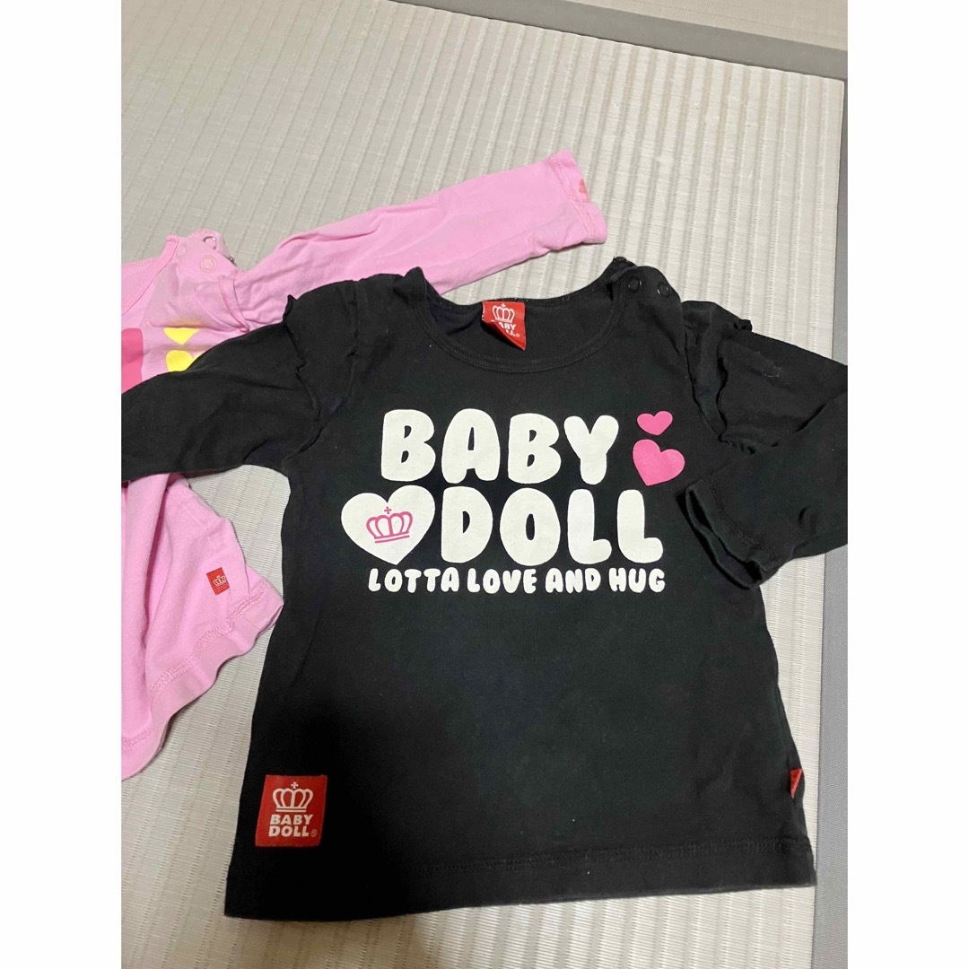 BABYDOLL(ベビードール)のBaby doll 長袖シャツ　90 キッズ/ベビー/マタニティのキッズ服女の子用(90cm~)(Tシャツ/カットソー)の商品写真