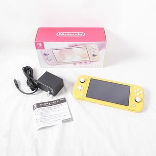 ニンテンドウ(任天堂)のNintendo Switch Lite イエロー　型名HDH-S-YAZAA(JPN)　箱色あせあり　動作確認済(家庭用ゲーム機本体)