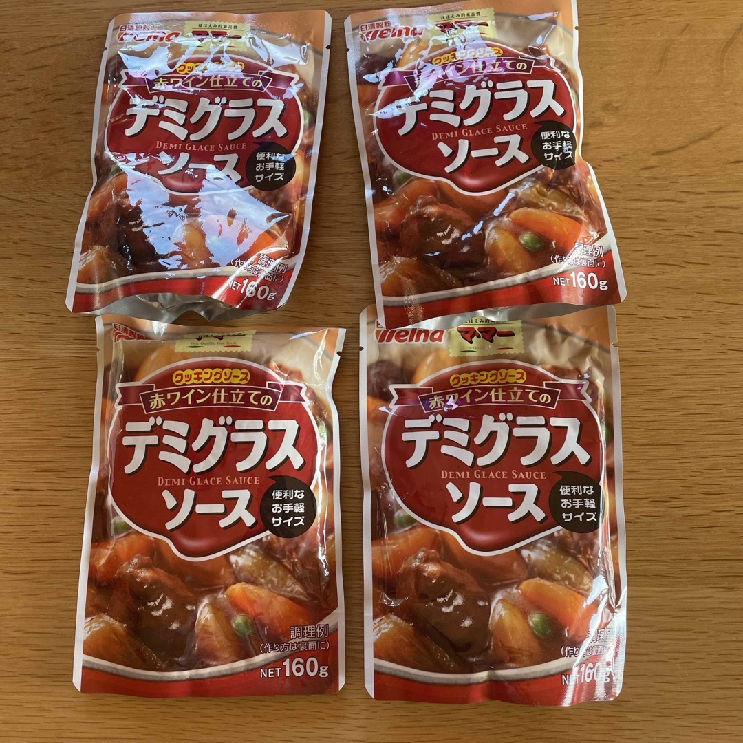 日清製粉(ニッシンセイフン)の日清製粉ママーデミグラスソース 4個セット 食品/飲料/酒の加工食品(レトルト食品)の商品写真