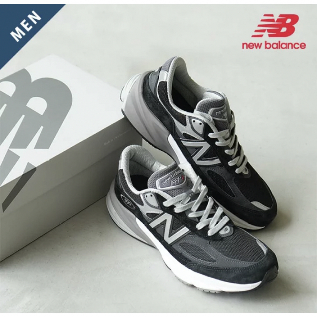New Balance(ニューバランス)の【新品】《 New Balance ニューバランス 》M990BK6  30㎝ メンズの靴/シューズ(スニーカー)の商品写真