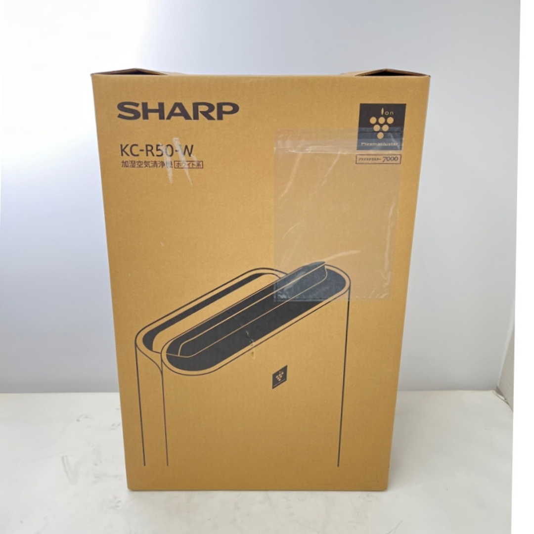 新品未開封品　SHARP 加湿空気清浄機 KC-R50-W