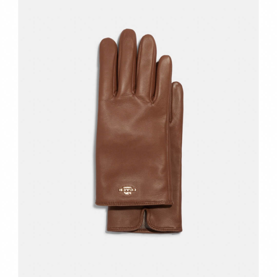 COACH(コーチ)の新品未使用　タグ付き　コーチ プラーク レザー テック グローブ　サイズ7 レディースのファッション小物(手袋)の商品写真