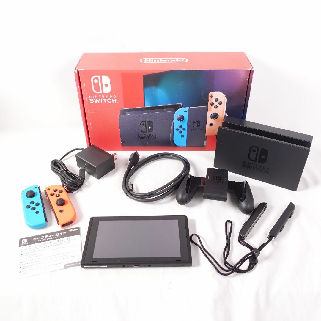 任天堂 - Nintendo Switch　型名HAD-S-KABAA(JPN)　箱色あせあり　動作確認済