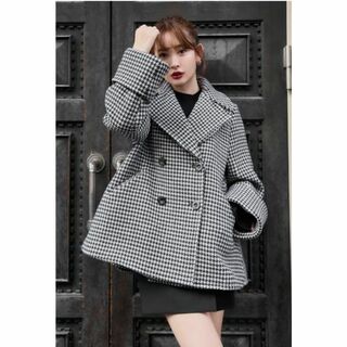 ハーリップトゥ(Her lip to)のHerlipto Proust Wool-Blend Melton Coat(ピーコート)