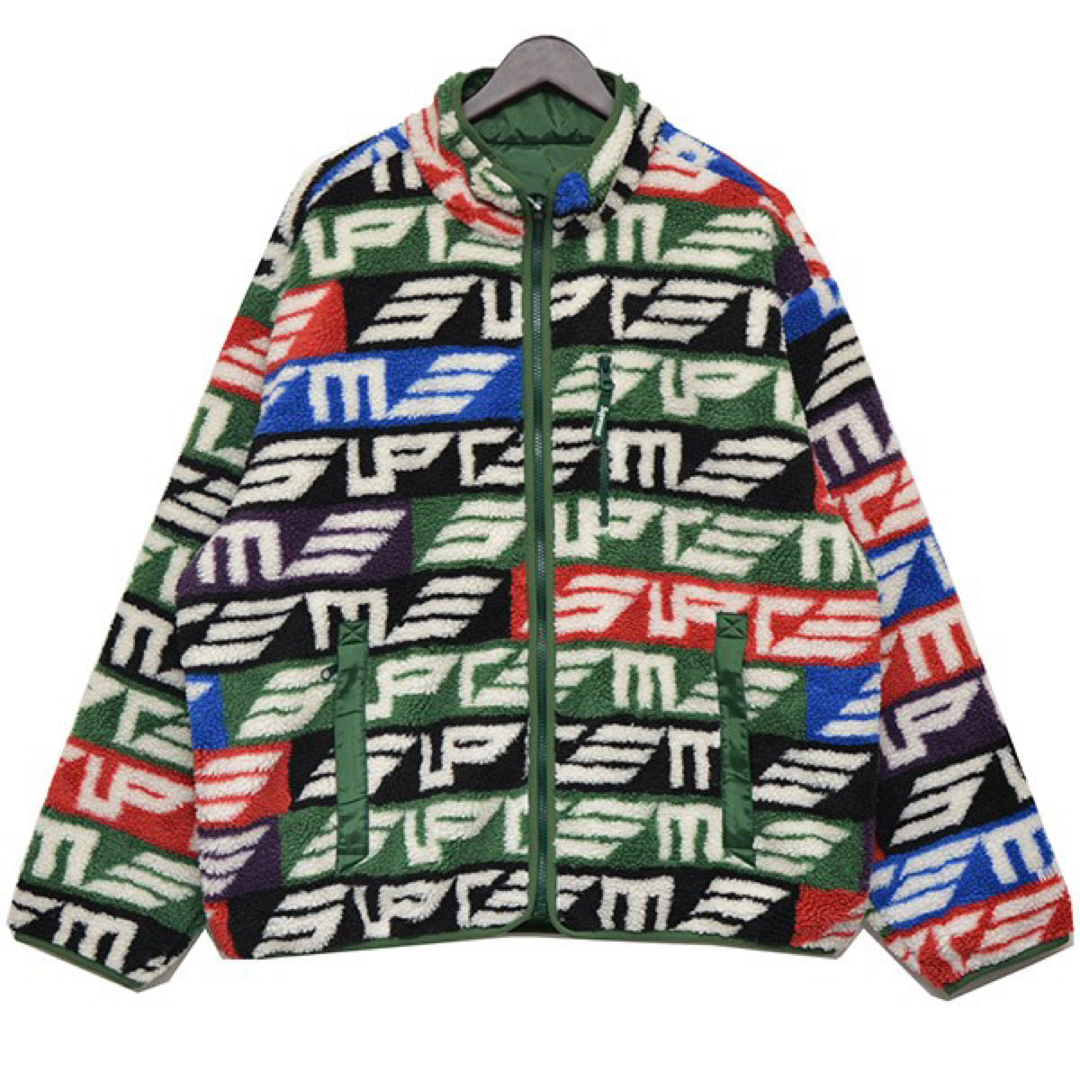 メンズ(XL)Supreme Geo Reversible Fleece Jacket