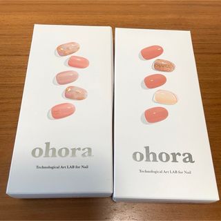 オホーラ(ohora)の新品未使用ohora オーホラジェルネイル2箱セット(つけ爪/ネイルチップ)