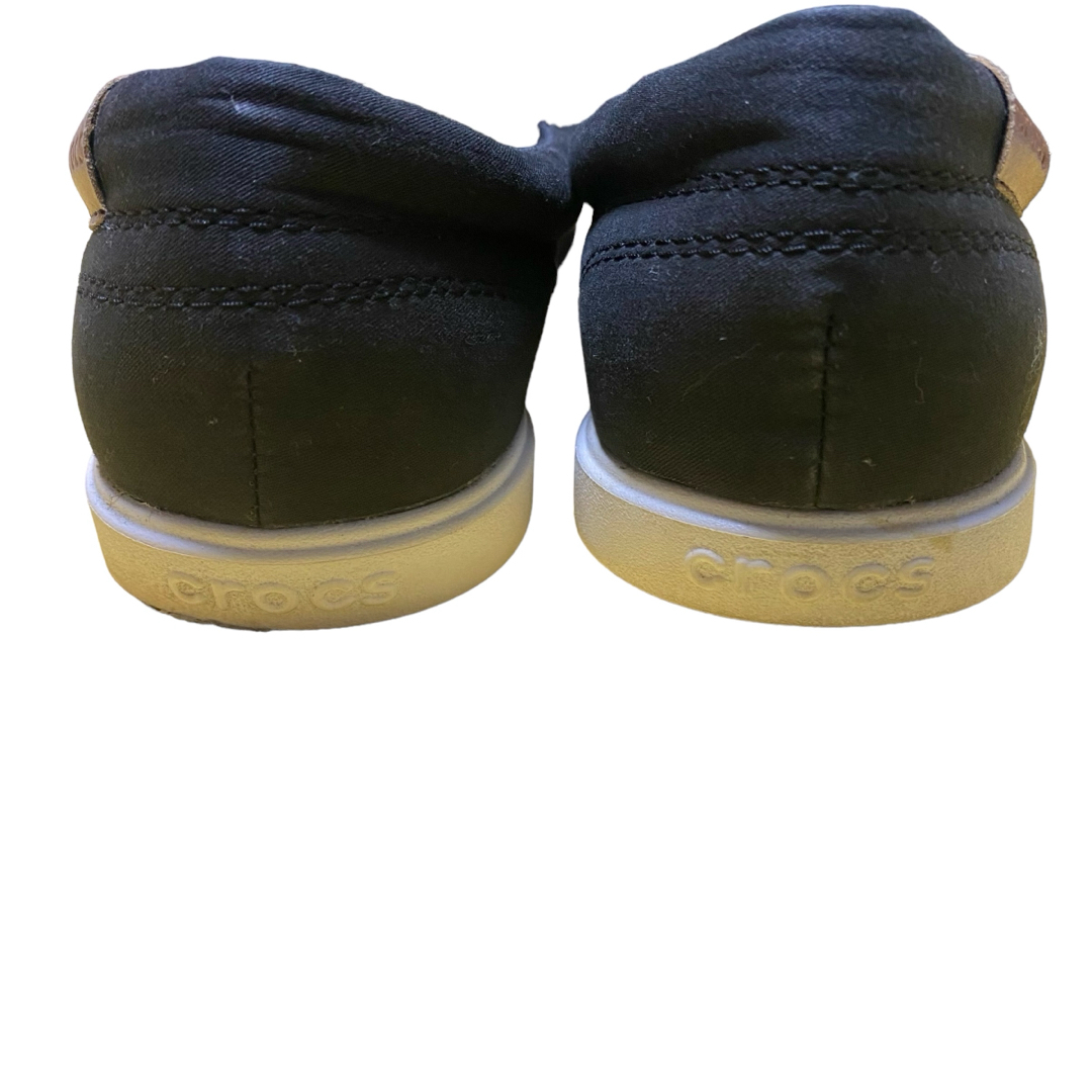 crocs(クロックス)のcrocsクロックス　スリッポン　シューズ　レオパード柄　レディース　サイズw8 レディースの靴/シューズ(スリッポン/モカシン)の商品写真