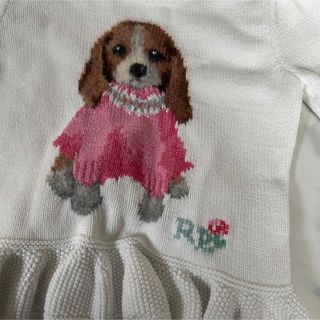 ポロ ラルフローレン ニット 犬 3T 100cm ポロ ラルフローレン ニット 犬 3T 100cm