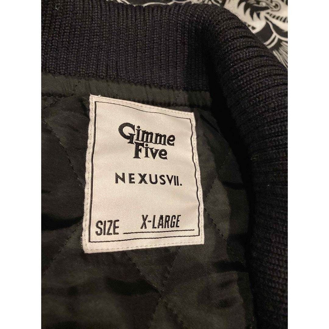 NEXUSVII - NexusⅦ✖️Gimme Five varsity JKの通販 by マサ's NEXUSVII - NexusⅦ✖️Gimme Five varsity JKの通販 by マサ's