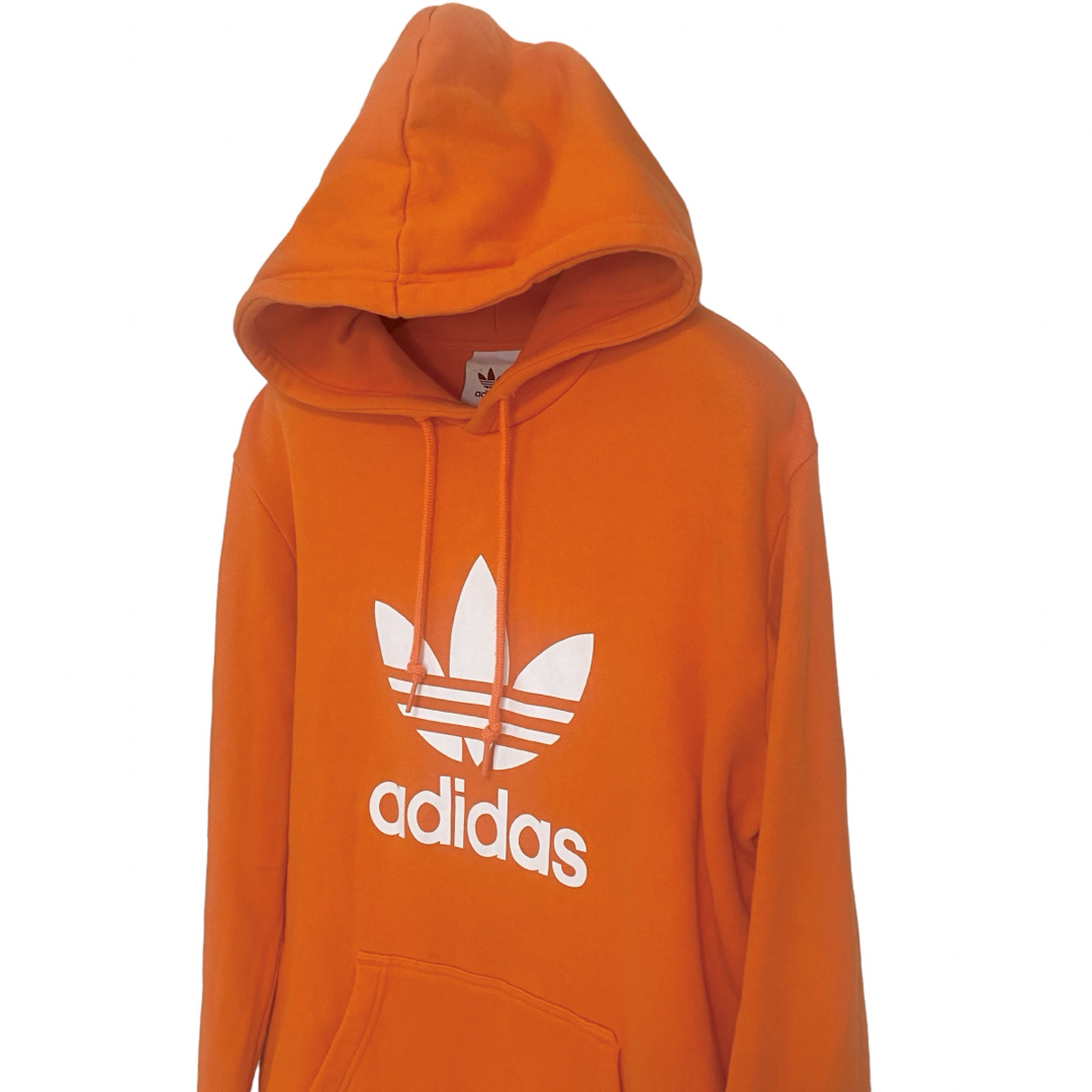 adidas - adidasアディダス スエット パーカー オレンジ サイズL adidas - adidasアディダス スエット パーカー オレンジ サイズL