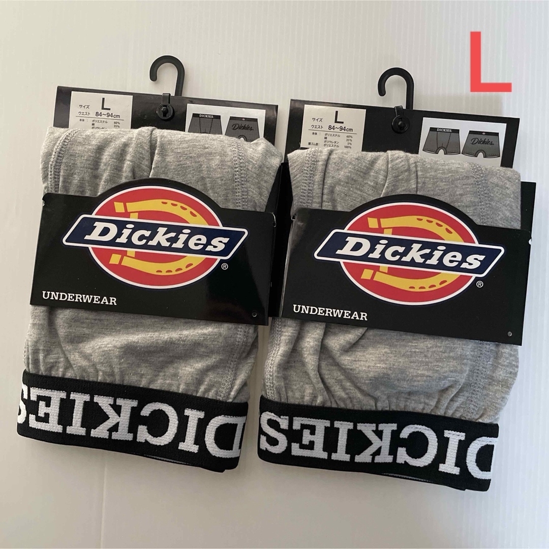 Dickies(ディッキーズ)の新品☆ ディッキーズ Dickies 前閉じ ボクサーパンツ 2枚（Lサイズ） メンズのアンダーウェア(ボクサーパンツ)の商品写真