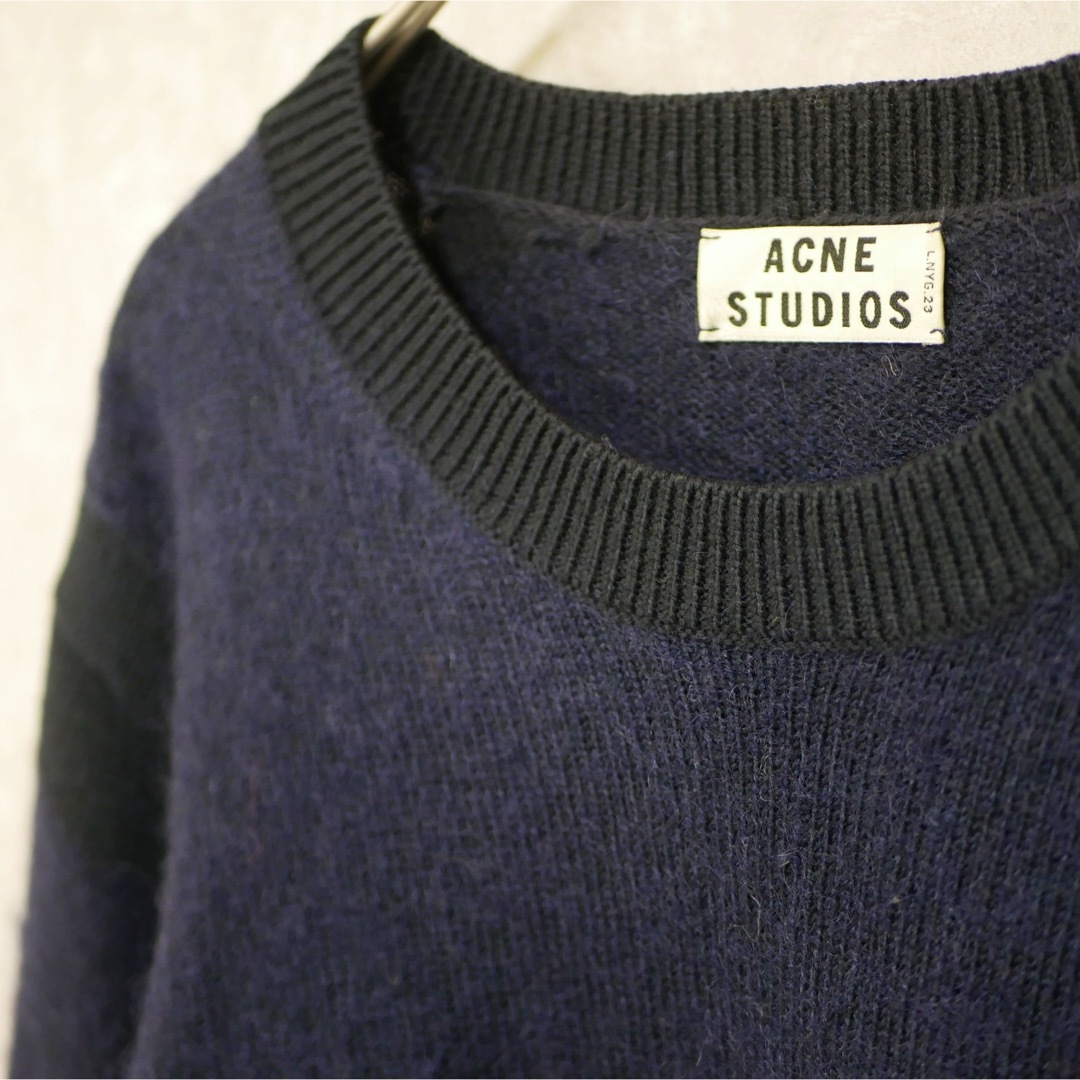 AcneStudios メリノウール\u0026モヘアクルーネックセーター