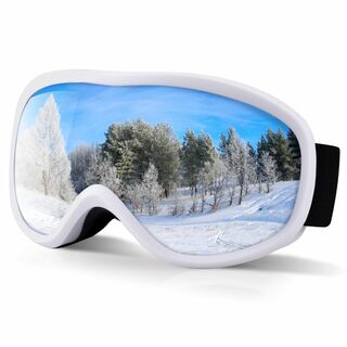 [DEMESEX] スキーゴーグル スノーゴーグル 両層レンズ UV紫外線カット(アクセサリー)