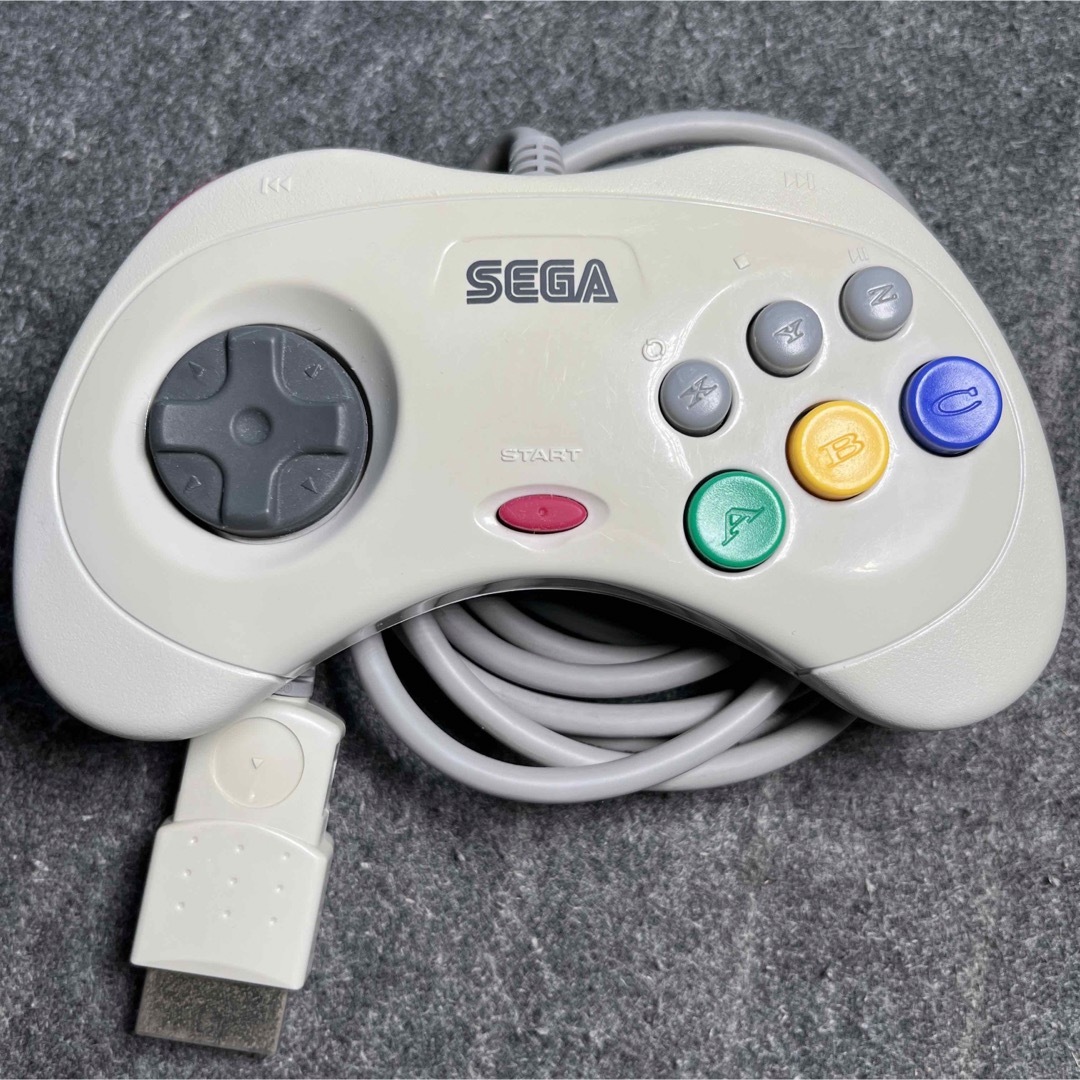 SEGA(セガ)の【状態良好】SS セガサターン 白 シロ 本体 電池交換 メンテ済 管理907 エンタメ/ホビーのゲームソフト/ゲーム機本体(家庭用ゲーム機本体)の商品写真