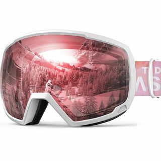 [OUTDOORMASTER] スキーゴーグル 両層レンズ UV紫外線カット メ(アクセサリー)