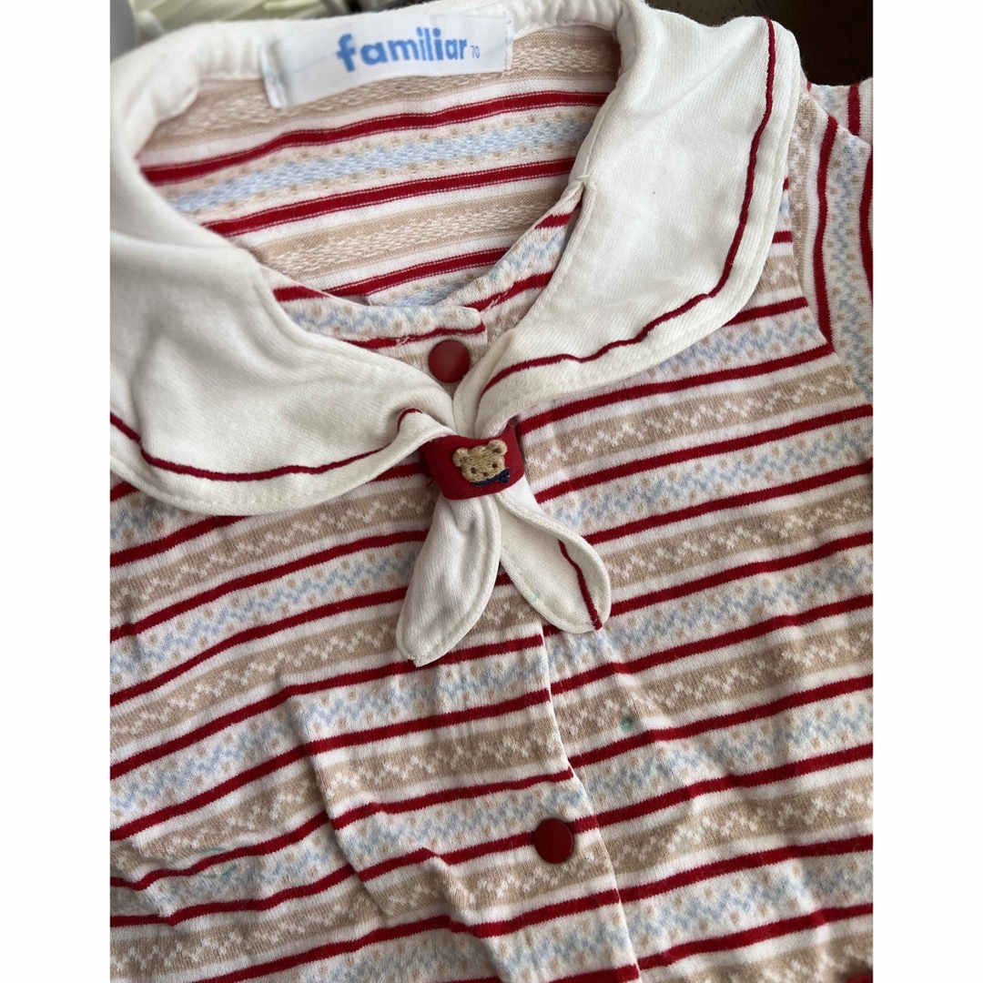 familiar(ファミリア)のファミリア ロンパース キッズ/ベビー/マタニティのベビー服(~85cm)(ロンパース)の商品写真