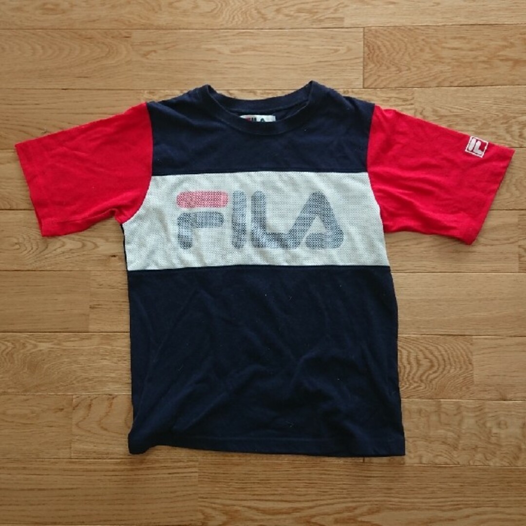 FILA(フィラ)の男の子 半袖 140 キッズ/ベビー/マタニティのキッズ服男の子用(90cm~)(Tシャツ/カットソー)の商品写真