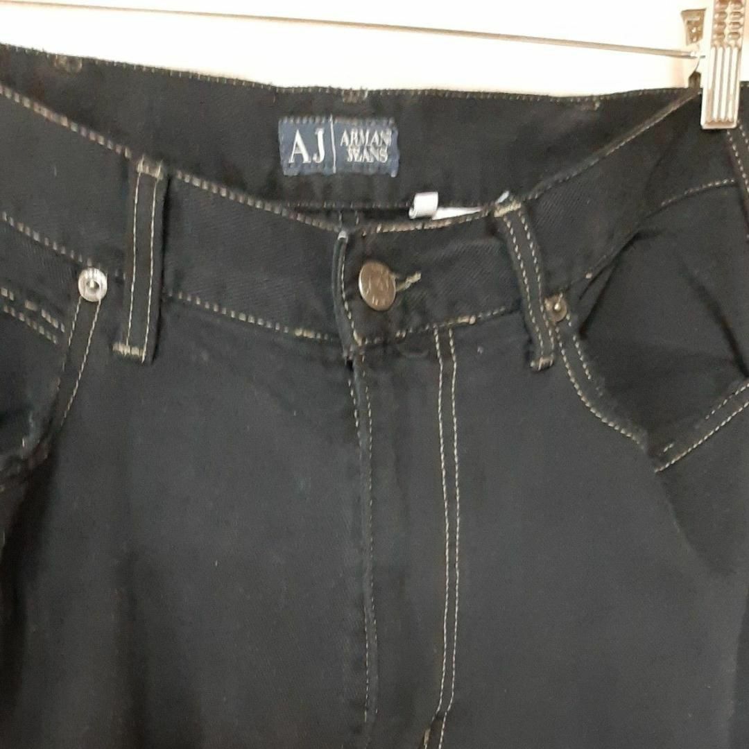 ARMANI JEANS(アルマーニジーンズ)の美品　ジョルジオ・アルマーニ　デニムパンツ　ブラック　36 　アルマーニジーンズ メンズのパンツ(デニム/ジーンズ)の商品写真